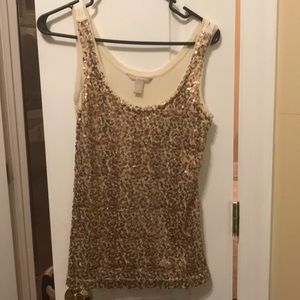 Banana Republic Camisole - Gold & Bronze Sparkle